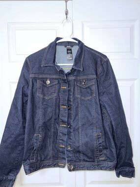 Mark Denim Jacket - Dark Blue Women's Jean Jacket